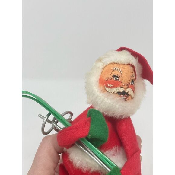 Vintage 1971 Annalee Santa Skier Doll Rare - Picture 6 of 7